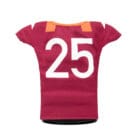 Virginia Tech Hokies Football #25 Miniature Sports Jersey Back