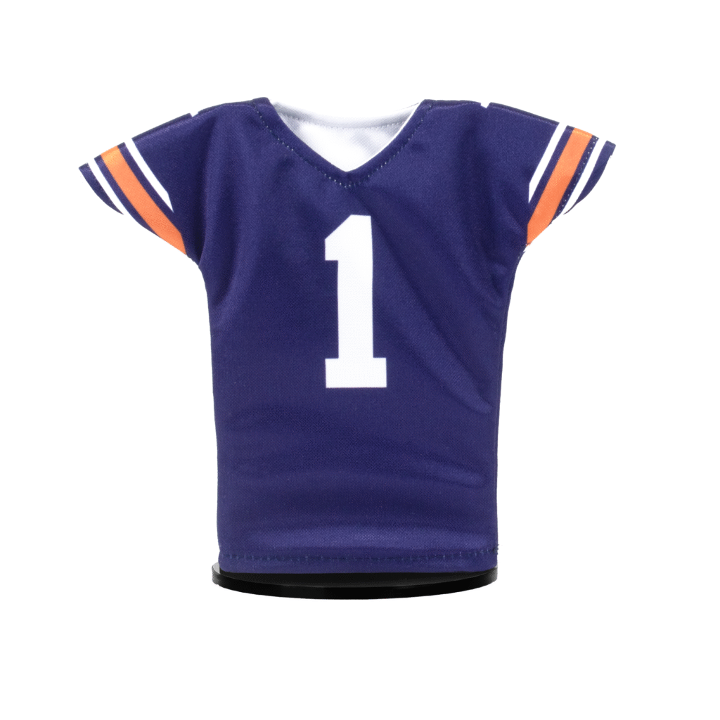 Auburn Football Miniature Jersey Blue