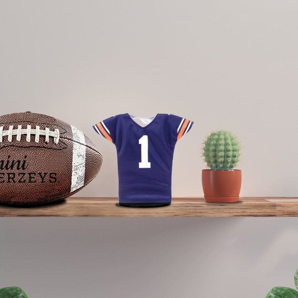 auburn football navy mini sports jersey