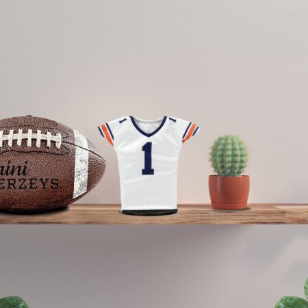auburn football white mini sports jersey