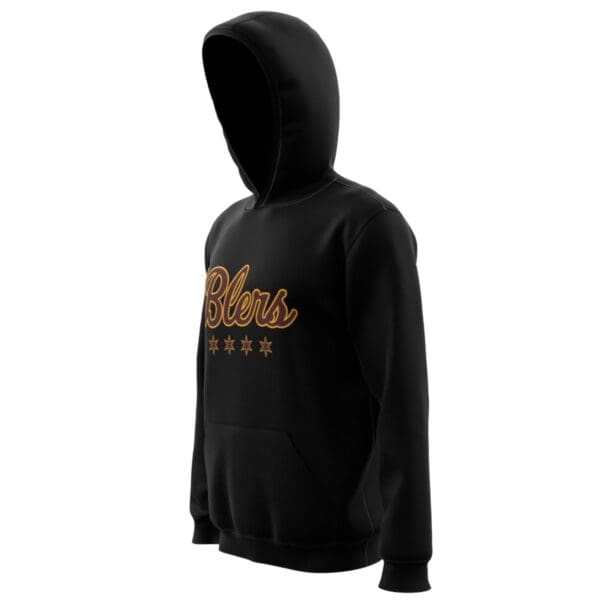 'Blers Black Hoodie Side