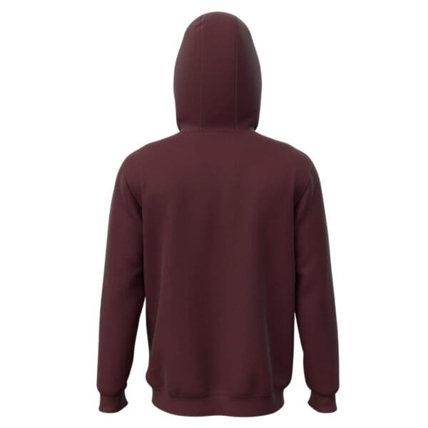 'Blers Maroon Hoodie Back