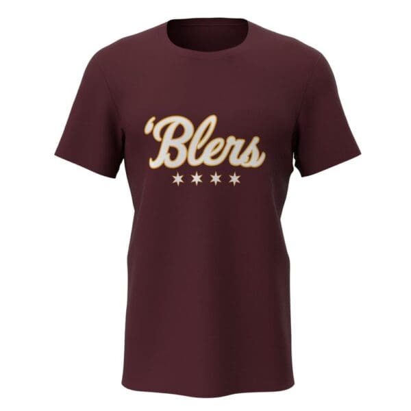 'Blers Maroon Short Sleeve