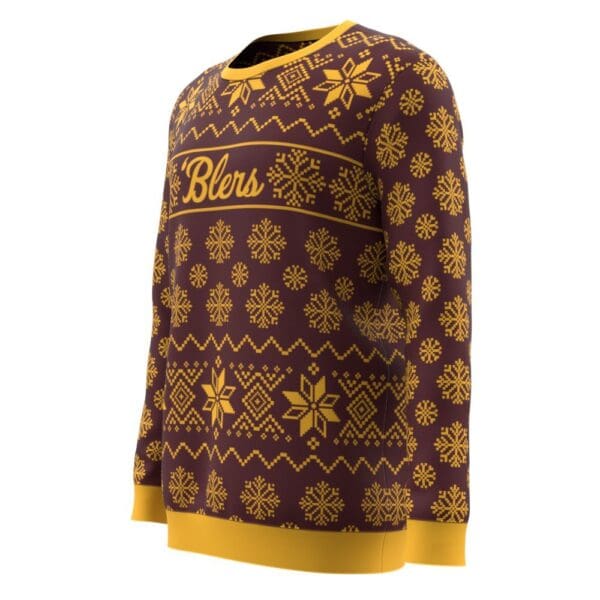 Loyola 'Blers Maroon Ugly Sweatshirt Side