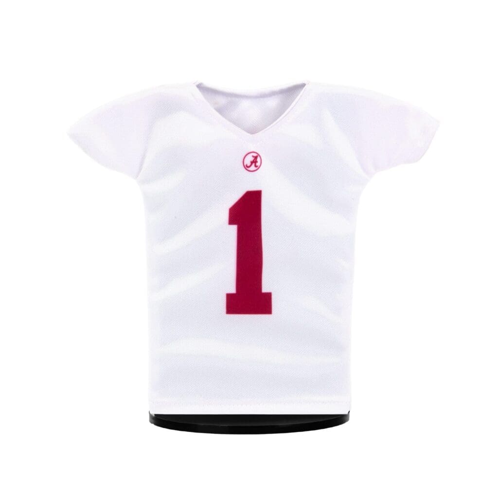 Alabama Football #1 Miniature Jersey White