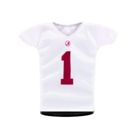 Alabama Football #1 Miniature Jersey White