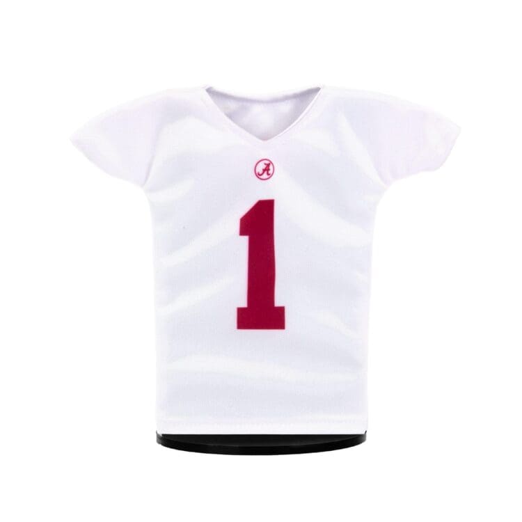 Alabama Football #1 Miniature Jersey White