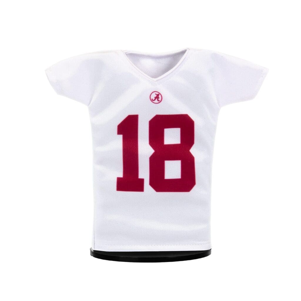 Alabama Football #18 Miniature Jersey White