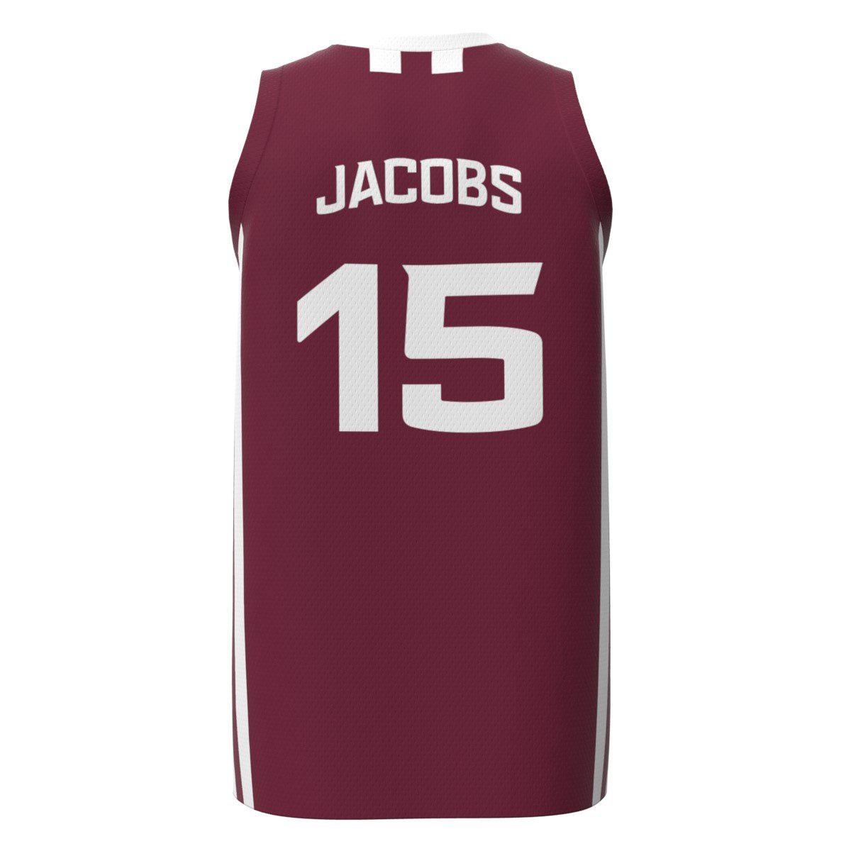 JR Jacobs SIU Replica Maroon Jersey Back