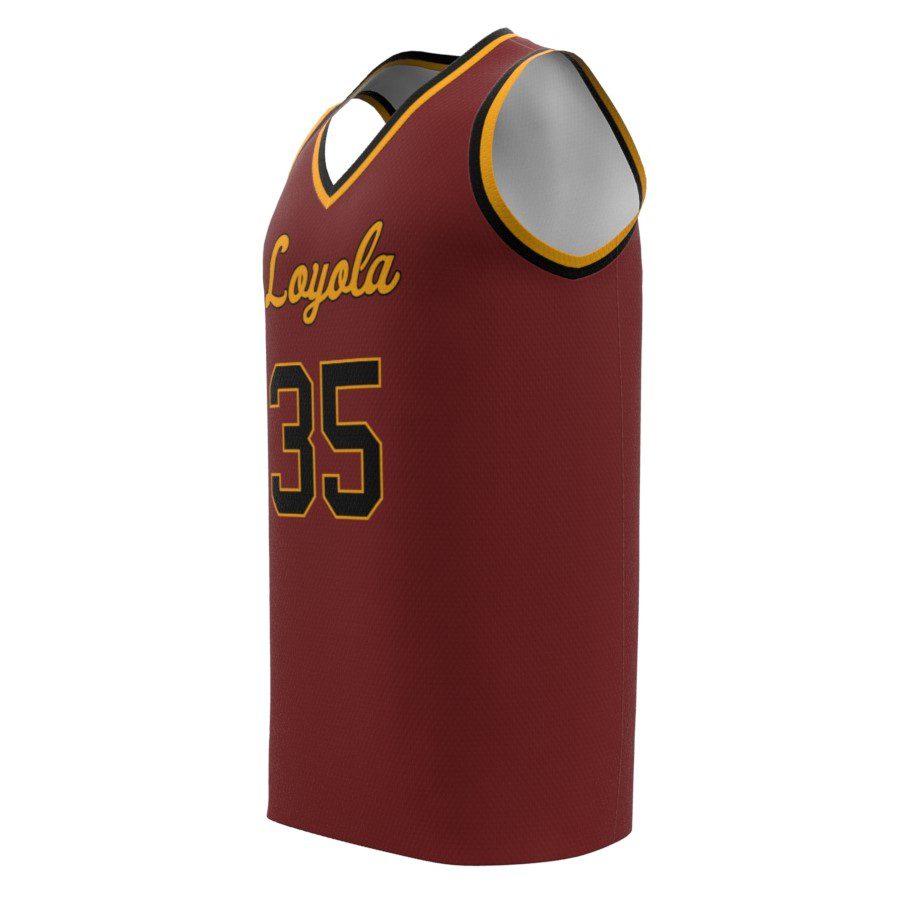 Maddie Scarborough Loyola Replica Maroon Jersey Side