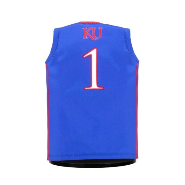 Kansas Basketball #1 MiniJerzey Back