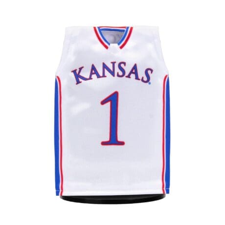 Kansas Basketball #1 MiniJerzey White