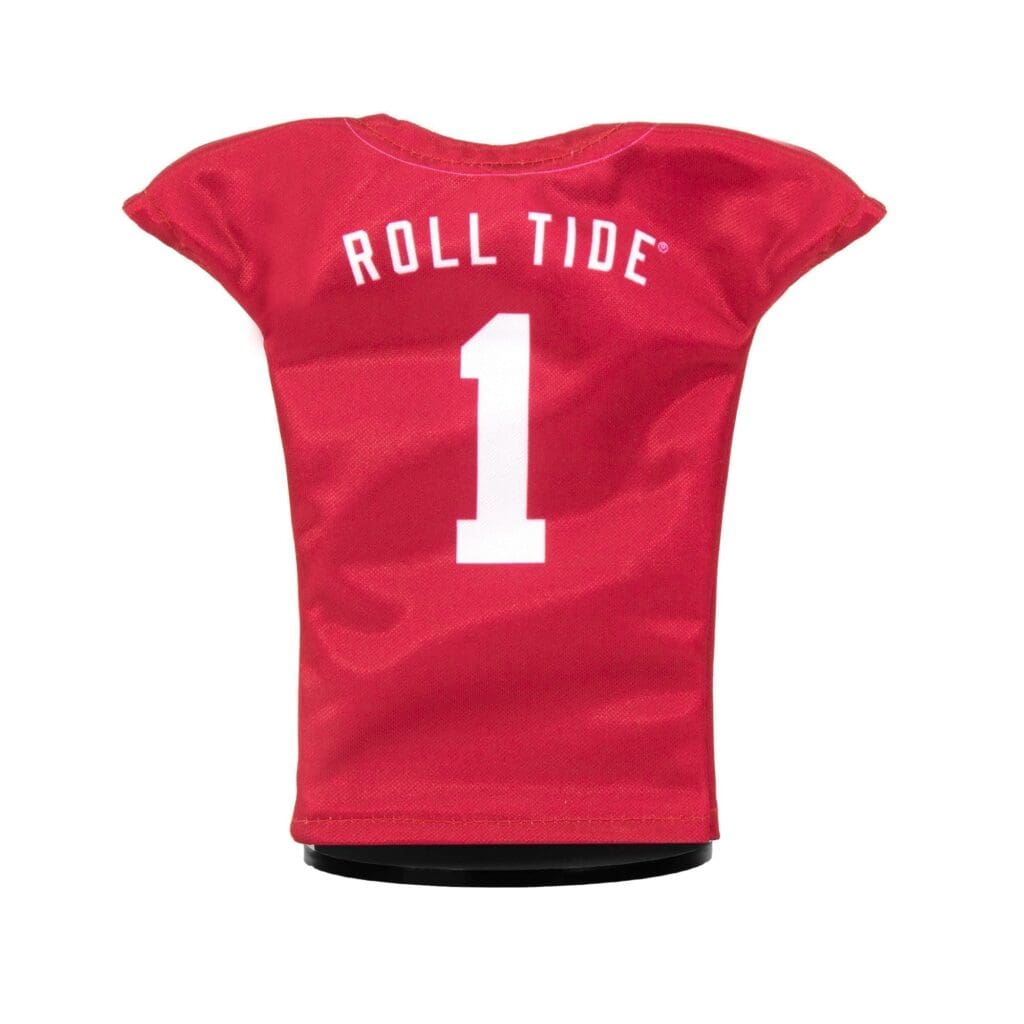 Alabama Softball #1 Roll Tide MiniJerzey Crimson Back