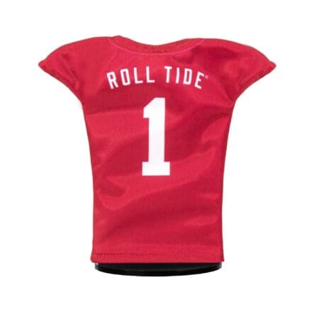 Alabama Softball #1 Roll Tide MiniJerzey Crimson Back
