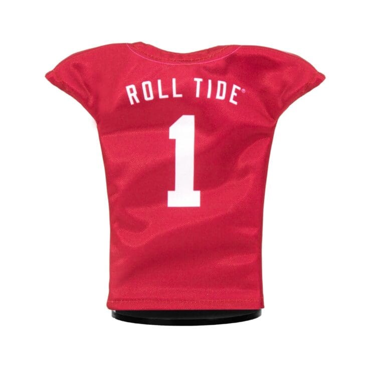 Alabama Softball #1 Roll Tide MiniJerzey Crimson Back