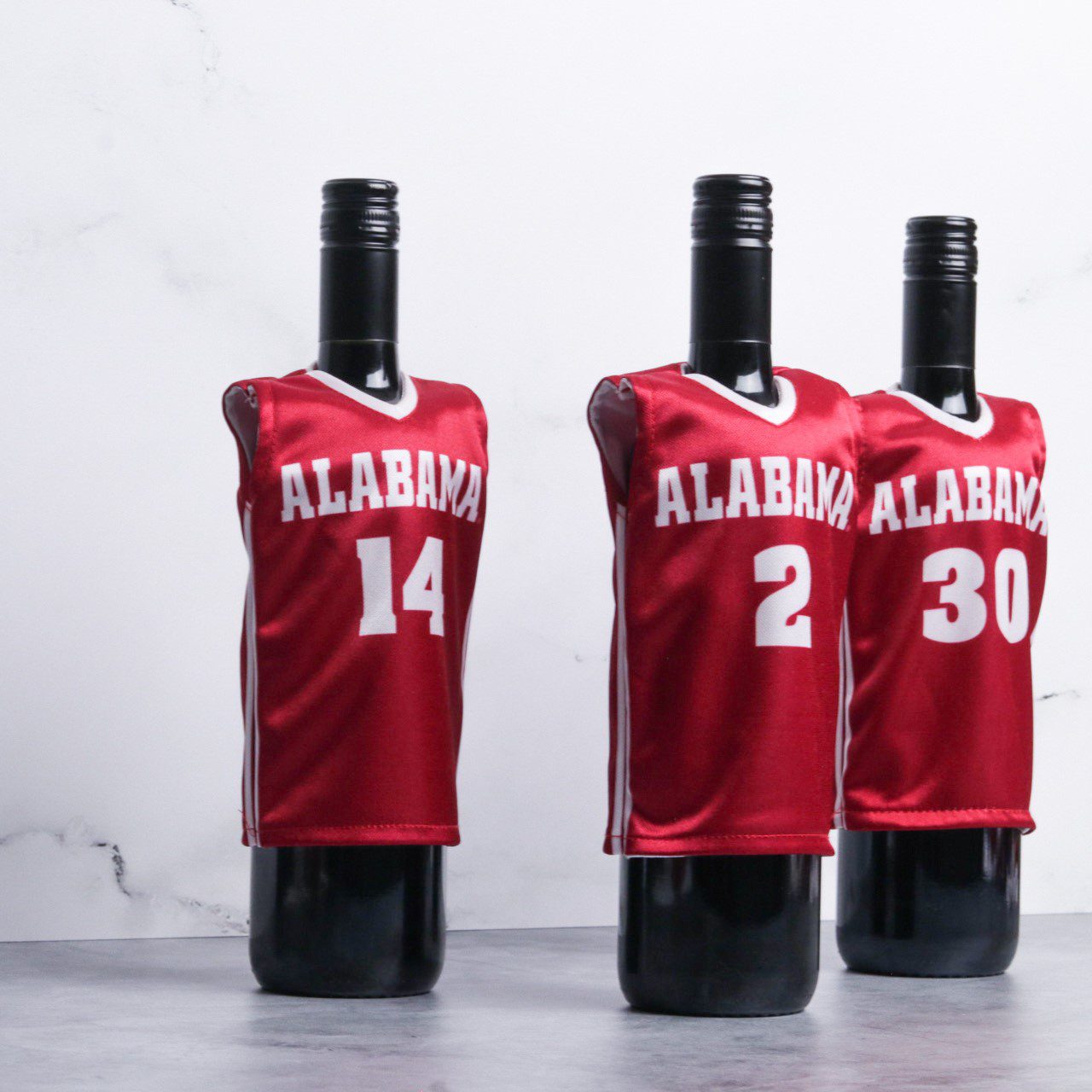 alabama crimson tide miniature jersey wine bottle cover