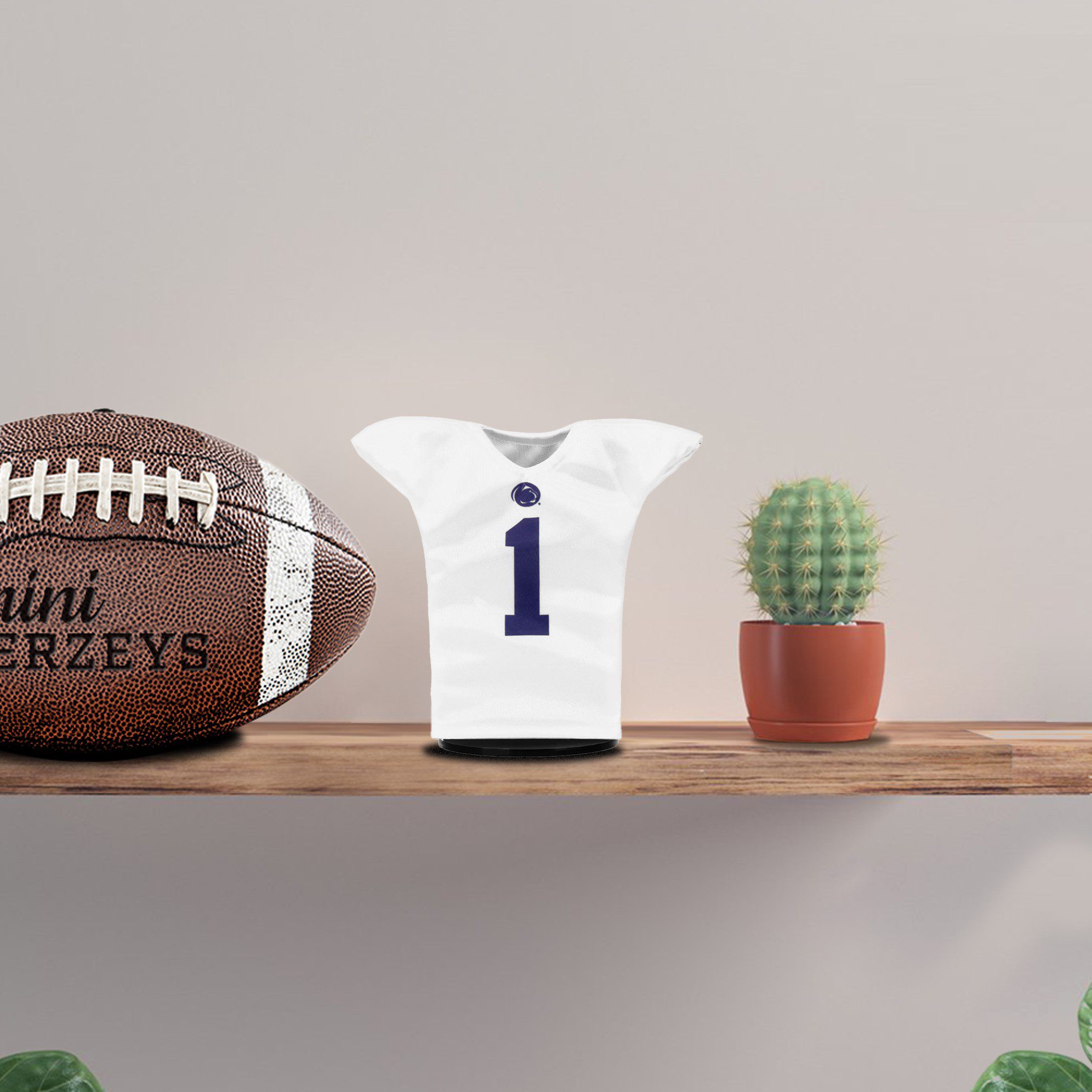 penn state white miniature sports jersey football