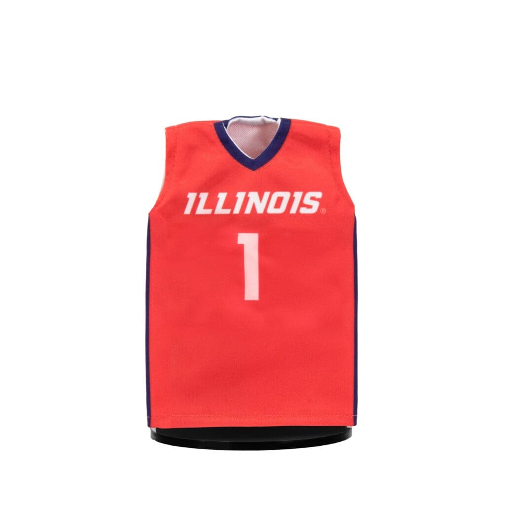 Fighting Illini Mini Basketball Jersey Front