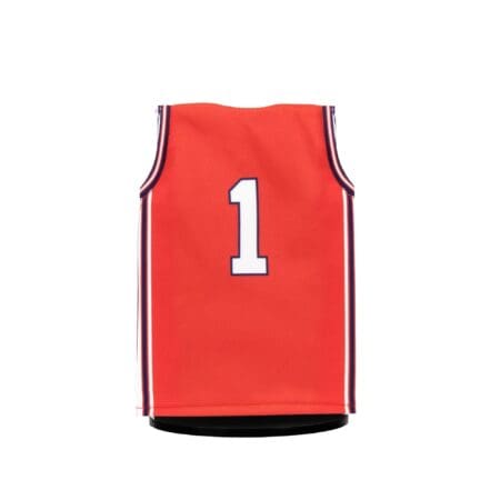 U of I Fighting Illini Basketball Retro Orange Miniature Jersey Back