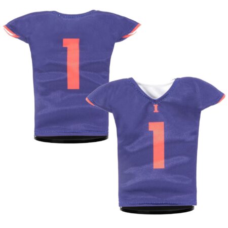 U of I Fighting Illini Football Blue Miniature Jersey