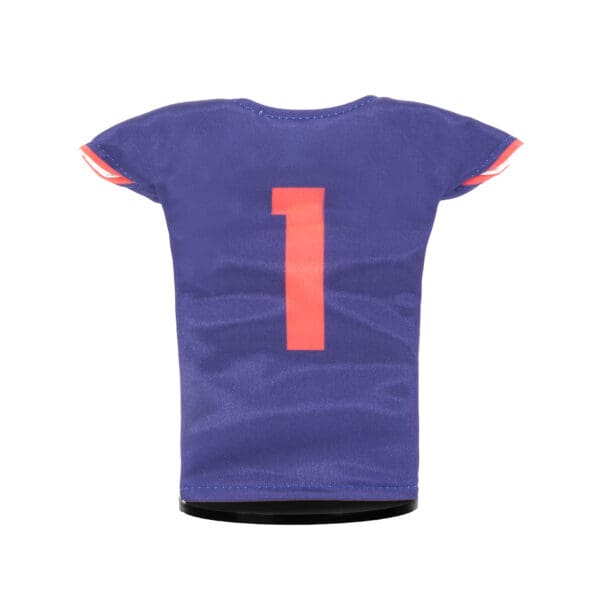 U of I Fighting Illini Football Blue Miniature Jersey Back