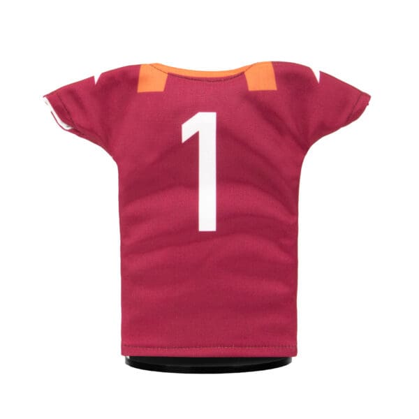 Virginia Tech Hokies Football #1 Miniature Sports Jersey Back