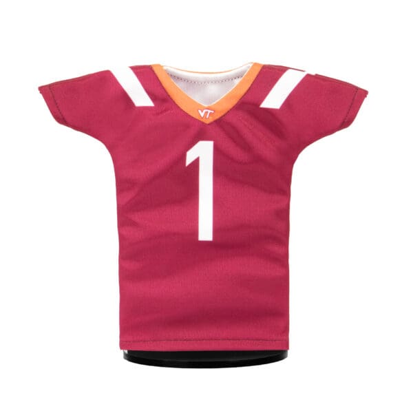 Virginia Tech Hokies Football #1 Miniature Sports Jersey Front