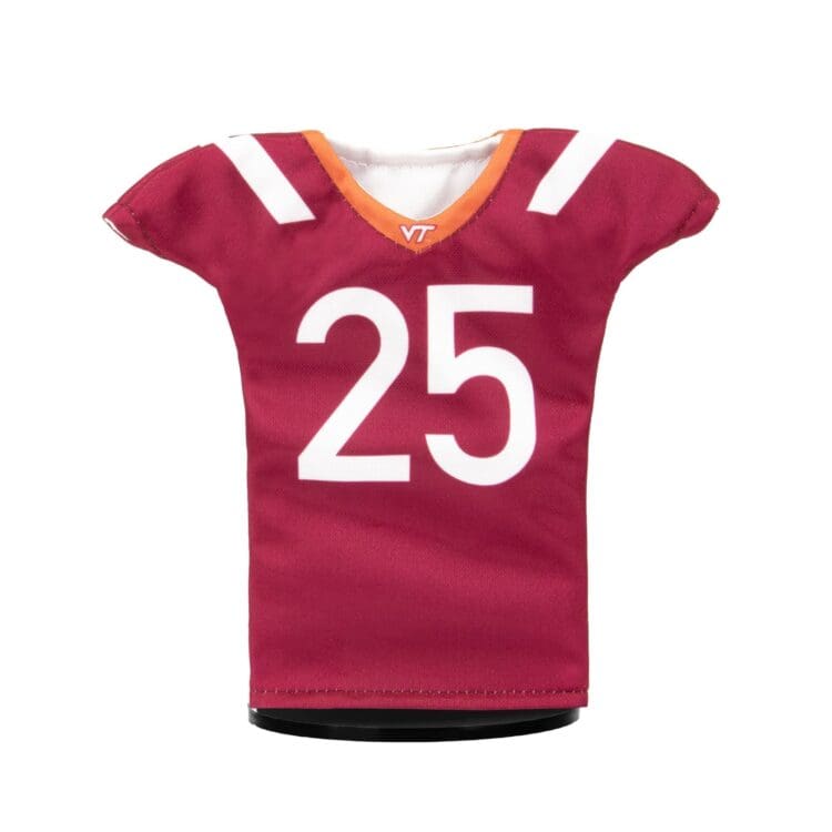 Virginia Tech Hokies Football #25 Miniature Sports Jersey Front
