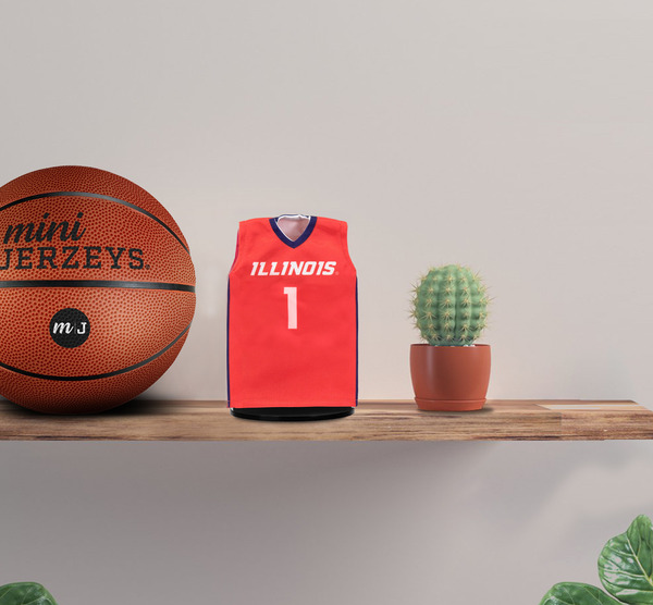 illinois basketball 1 jersey shelf