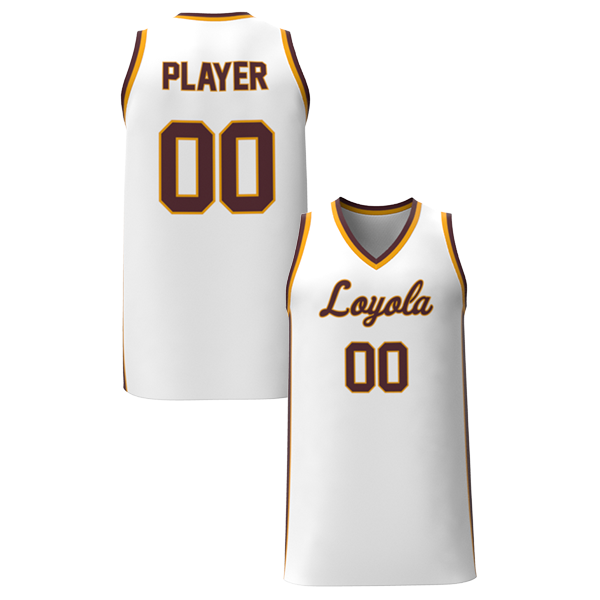 Loyola Ramblers Women's Basketball Pick-A-Player NIL Miniature Sports Jersey (White)