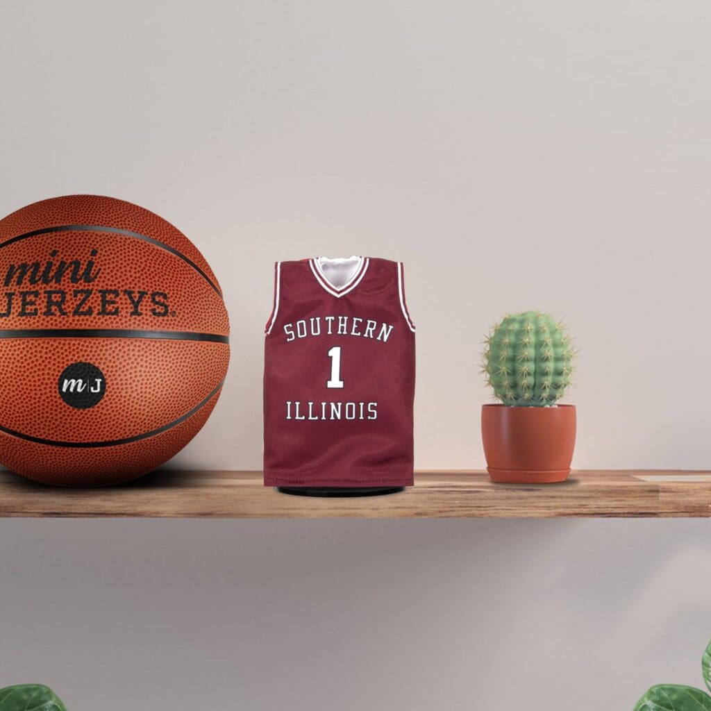 siu basketball miniature jersey