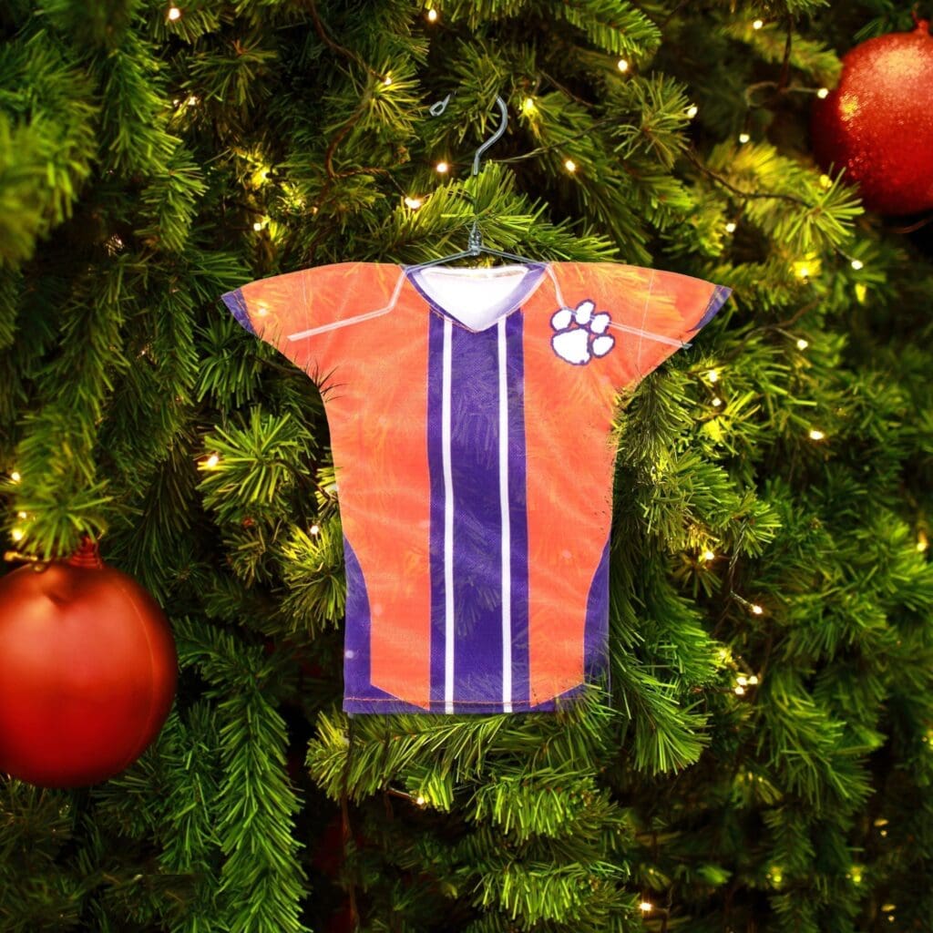 Clemson Tigers Band Mini Jersey Ornament