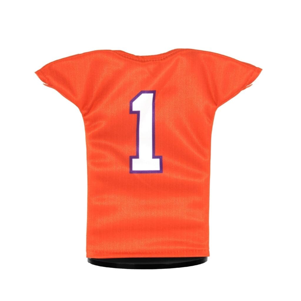 Clemson Tigers Football #1 Mini Sports Jersey Back