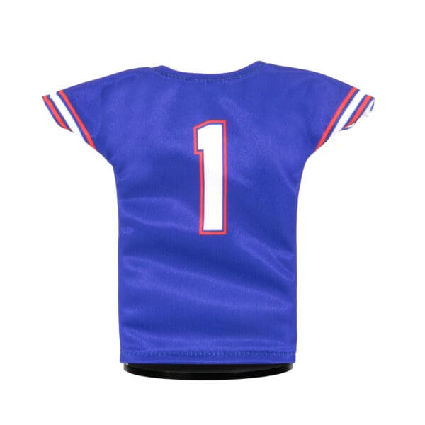 Florida Gators Football #1 Mini Sports Jersey (Blue) Back