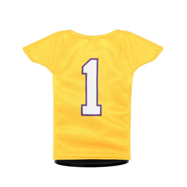 LSU Tiger Baseball Replica Mini Uniform Back