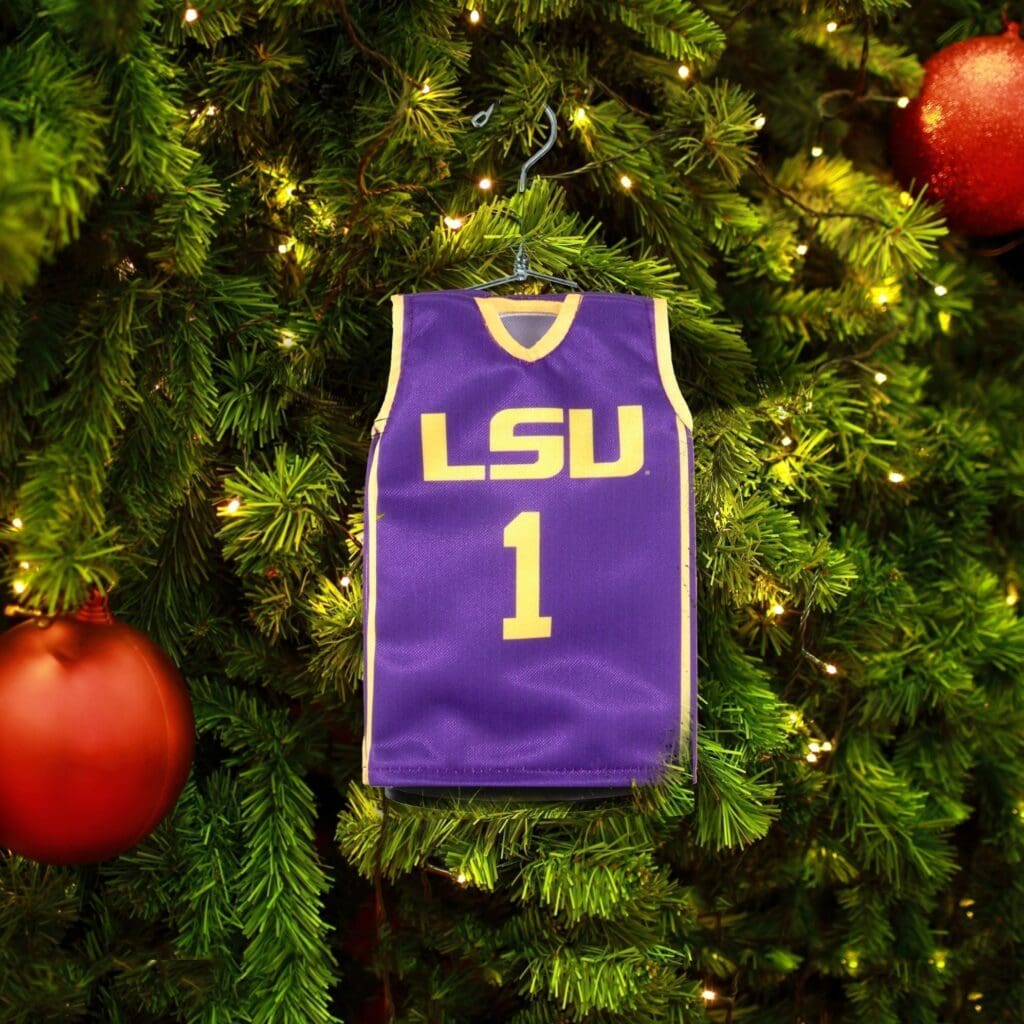 LSU Tigers Basketball Mini Jersey Ornament
