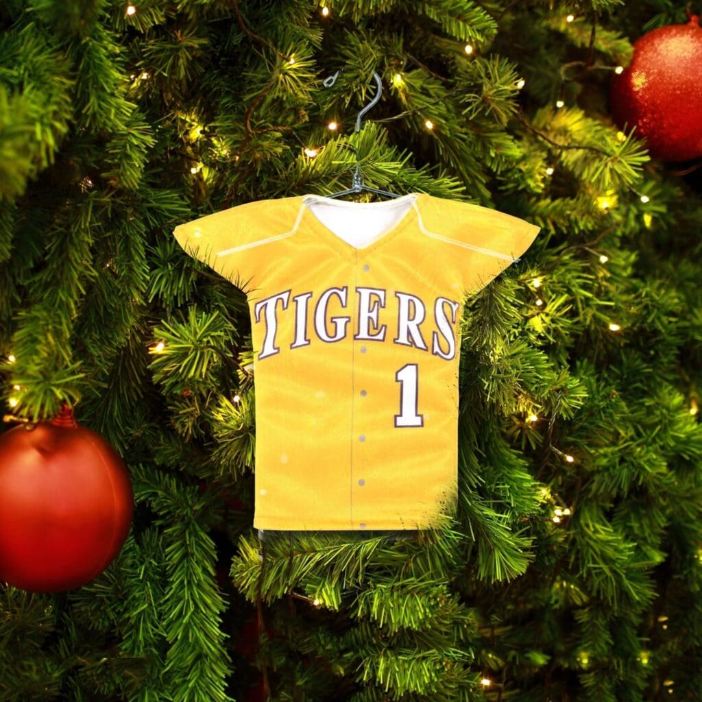 LSU Tigers Mini Baseball Jersey Ornament
