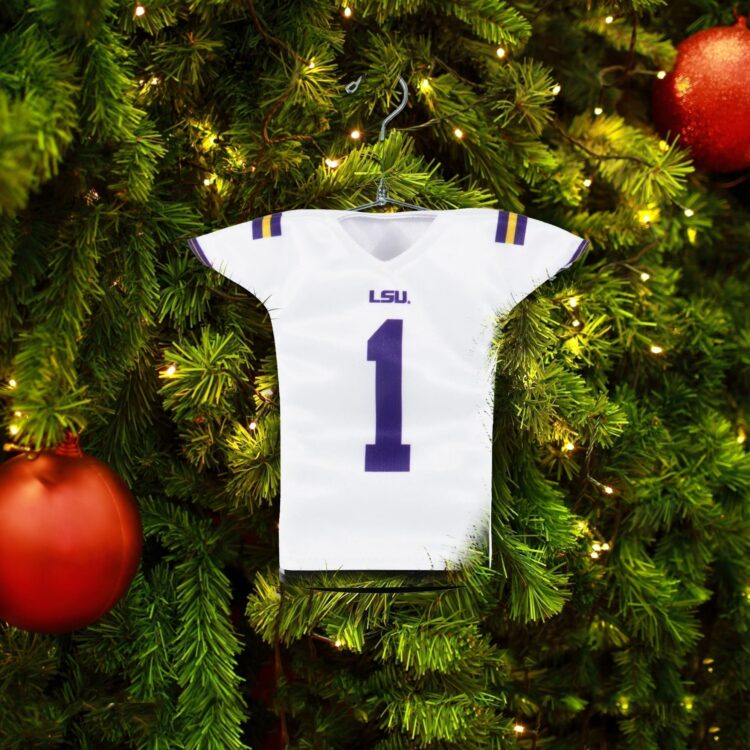 LSU Tigers Mini Football Jersey Ornament
