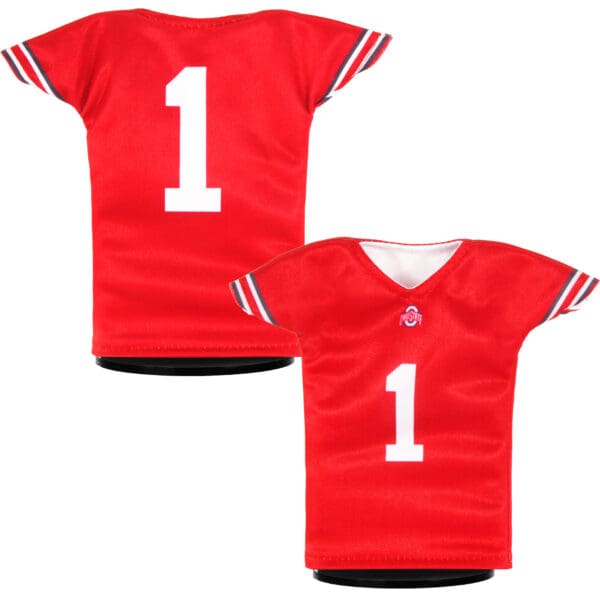 Ohio State Buckeyes Football #1 Mini Sports Jersey (Scarlet)