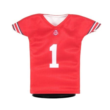 Ohio State Buckeyes Football #1 Mini Sports Jersey (Scarlet) Front