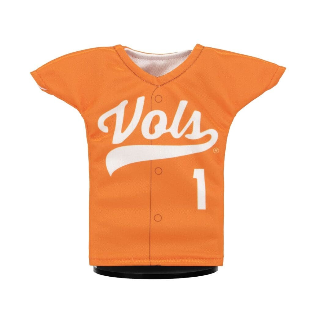 Tennessee Volunteers Baseball #1 Mini Sports Jersey (Orange) Front