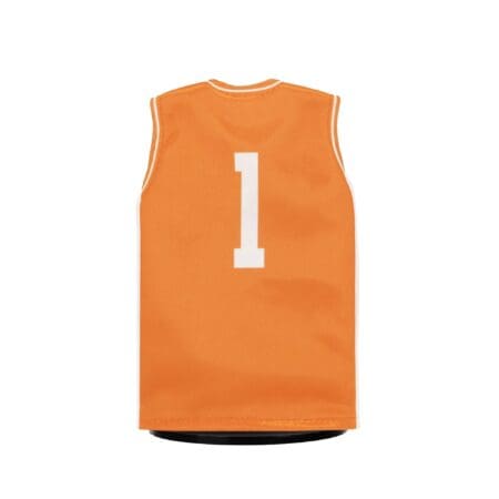 Tennessee Volunteers Basketball #1 Mini Sports Jersey (Orange) Back
