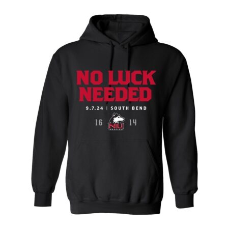 NIU Huskies No Luck Needed Hoodie