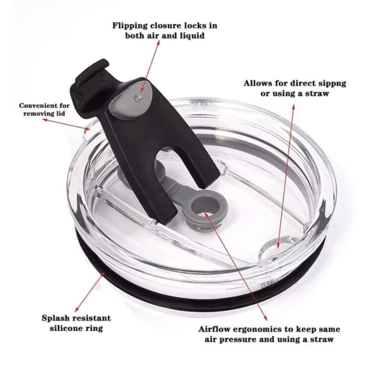 No Luck Needed Tumbler Lid features