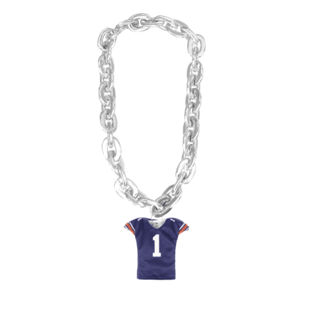 Auburn Fan Chain Football Blue