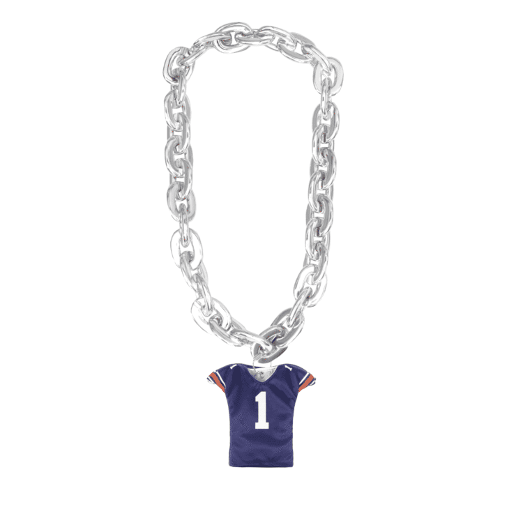 Auburn Fan Chain Football Blue