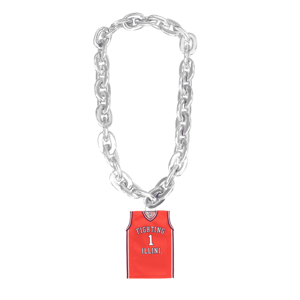 Illinois Fan Chain Basketball Retro