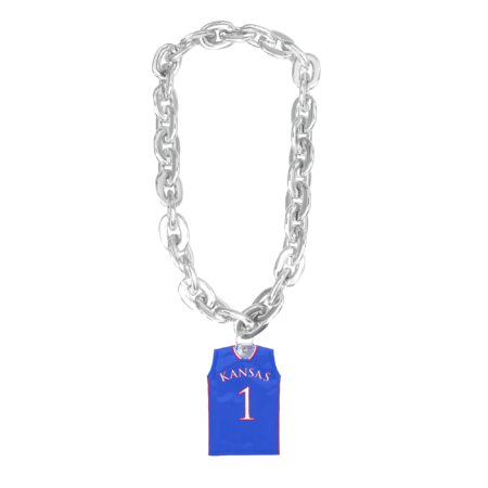 Kansas Fan Chain Basketball Blue