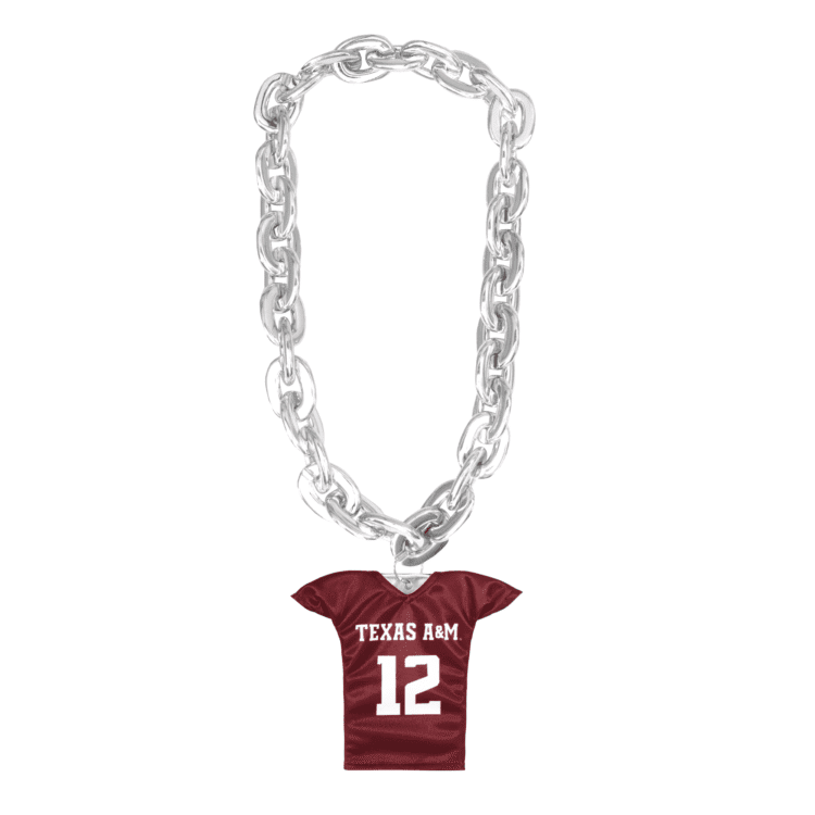 Texas A&M Fan Chain Football Red