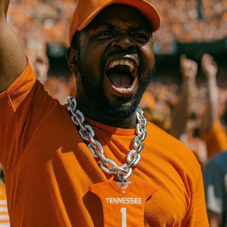 Tennessee Fan Chain Football